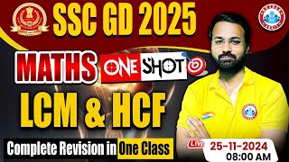 SSC GD Maths  SSC GD 2025  LCM amp HCF Maths Revision Class  Maths For SSC GD by Deepak Sir [upl. by Tedra]