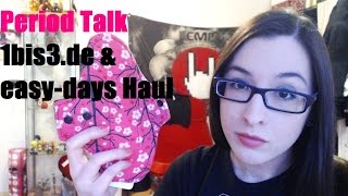 Period Talk  1bis3deeasydays Haul Waschbare Binden 92014 Monatshygiene [upl. by Foah]