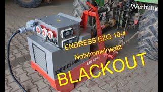 Zapfwellengenerator ENDRESS EZG 404 Hauseinspeisung Blackout Notstrom Ersatzstrom [upl. by Ailil]