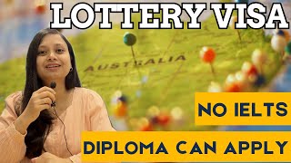 Australia lottery Visa for Indians Eligibility [upl. by Ahsimed]