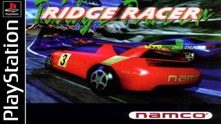 PlayStation 1  Ridge Racer PS1 Playthrough FULL GAME [upl. by Sabella187]