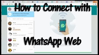 WhatsApp Web How to Connect [upl. by Sirtimed593]