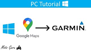 How to plot a route on Google Maps and Navigate it on a Garmin Device [upl. by Letney338]