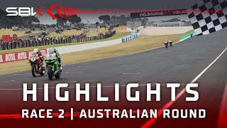 FULL HIGHLIGHTS Race 2 at Phillip Island 🔥  2024 AustralianWorldSBK 🇦🇺 [upl. by Nithsa]