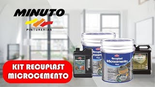 Recuplast Microcemento  Kit completo [upl. by Yevad775]