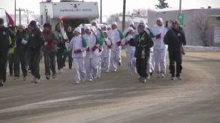 Vegreville Olympic torch run [upl. by Rudolf]