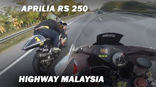 aprilia rs 125 vs aprilia rs 250 suzuki rgv 250 dan yamaha 125 Z di MALAYSIA dian novtani [upl. by Sonja]