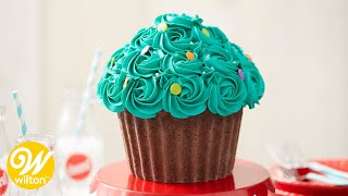 How to Make a Giant Cupcake Cake [upl. by Akimaj]