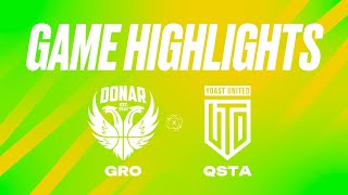 Donar Groningen vs QSTA United  Game Highlights [upl. by Dearr]