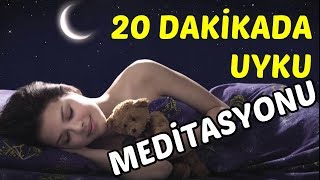 20 Dakikada DERİN UYKUYA Geçme Meditasyonu meditasyon uykumeditasyonu [upl. by Fotzsyzrk]