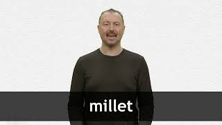 How to pronounce MILLET in French [upl. by Etnovert]