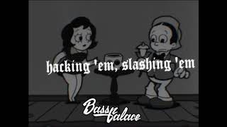 GETTER x GHOSTEMANE  HACKSLASH Lyrics  Lyric Video [upl. by Esidnak]