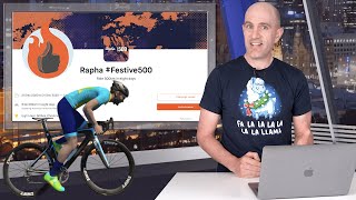 Rapha Festive500  Strava Challenge 2020  Virtual Rides Count 🚲👌🏼 [upl. by Nylecaj]