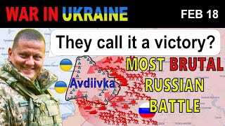 18 Feb Shocking Footage REVEALS THE REAL COST RUSSIANS PAID FOR AVDIIVKA  War in Ukraine Explained [upl. by Edora]