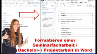 Formatierung einer Seminarfacharbeit Thüringen [upl. by Pugh895]