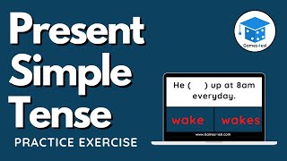 Present Simple Tense Exercise  Grammar Quiz [upl. by Upton]