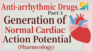 Antiarrhythmic drugs  part1  Generation of Normal Cardiac Action Potential  Pharmacology [upl. by Gensler]