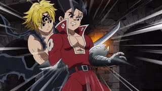 Seven Deadly Sins  Meliodas vs Zeldris English Dub [upl. by Converse820]