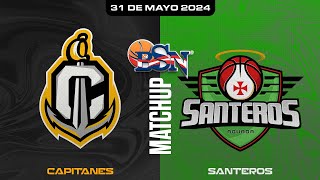 Capitanes de Arecibo vs Santeros de Aguada  BSN2024 [upl. by Kacy]