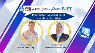 Pembuatan Sertifikat Webinar dengan autocrat yang memudahkan akses bagi peserta webinar [upl. by Priscilla]