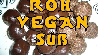 Vegane Rohkost Lebkuchenbällchen mit Schokoguß [upl. by Pauly]