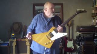 2023 EpiphoneGibson CS 58 Korina Explorer ReviewReactionThoughts [upl. by Ecinaej]