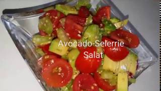 Salata od avokada i celera  Avocado Selerrie Salat [upl. by Hcirdeirf]