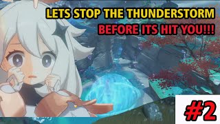 WORLD QUEST Orobashis Legacy Part 2 How to stop Thunderstorm at Serpents Head  Genshin Impact [upl. by Moyer]