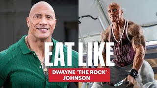 Everything Dwayne quotThe Rockquot Johnson Eats In A Day  Eat Like  Mens Health [upl. by Waldon863]