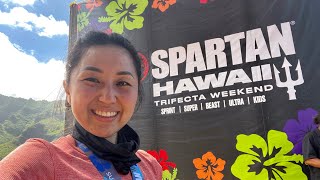 Surviving the Spartan Super 10K w 25 obstacles HAWAII TRIFECTA WEEKEND [upl. by Penthea877]