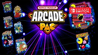 Namco Museum Arcade Pac Gameplay Nintendo Switch [upl. by Andie]