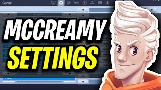 McCreamy Fortnite Settings and Keybinds UPDATED AUGUST 2018 [upl. by Enrol]