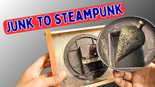 Turning Trash into Treasure Ancient Style Steampunk Clinometer DIY [upl. by Enilemme]