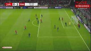 🔴LIVE Lille vs PSG  Ligue 1 2024  Football Live Match Today [upl. by Nairolf]