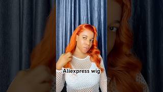 Let’s style this wig from aliexpress aliexpresswig wigstyling wiginfluencer wigs [upl. by Ajuna]