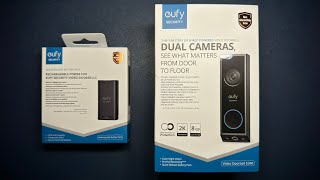 New Eufy Video Doorbell E340  Dual Camera Video Doorbell Battery powered [upl. by Ydur]