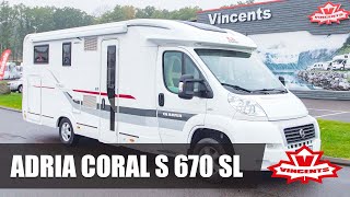 Så fungerar ADRIA CORAL S 670 SL  Vincents Husbil amp Husvagn [upl. by Burnight]