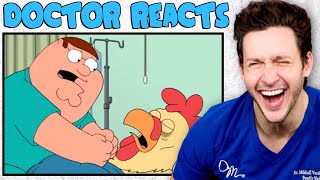 Doctor Reacts To Family Guy Medical Scenes [upl. by Kaufman987]