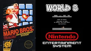 Super Mario Bros NES World 8 [upl. by Relyhcs]