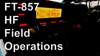 Yaesu FT857D Field Operation [upl. by Parnas]