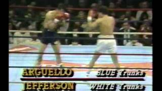 Alexis Arguello vs Pat Jeffersonavi [upl. by Anorahs]