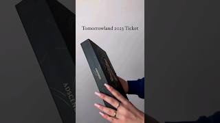 Tomorrowland 2023 Ticket Unboxing [upl. by Pauletta]