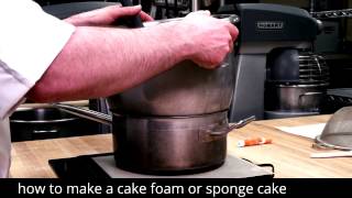 how to make a cake foam or sponge cake [upl. by Murtha]