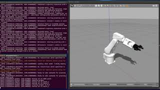 Inverse Kinematics example with ROS and MoveIt using an ABB IRB 120 robot simulation [upl. by Acima]