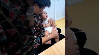 Baby Getting Vaccine Shots and Crying  Cute Baby Crying Video shorts babyvaccine cutebabycrying [upl. by Molloy795]