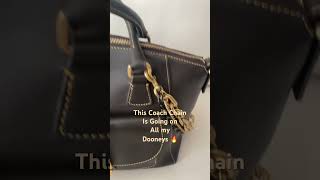 Dooney amp Bourke Naomi Satchel Coach Chain dooneyandbourke coach botd bags handbags [upl. by Leahcin227]