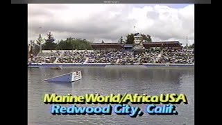 1985 Marine WorldAfrica USA  Coors Light Water Ski Tour Redwood City CA [upl. by Elysee]