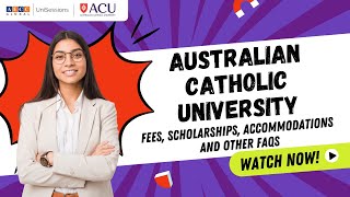 Australian Catholic University  Live with University about fees eligibility accommodation [upl. by Sloane]