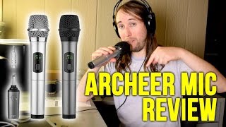 Archeer K380A Microphone Review Karaoke Mic Review [upl. by Rucker]