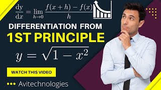 How to Differentiate √1x² from first principle [upl. by Fidellas659]